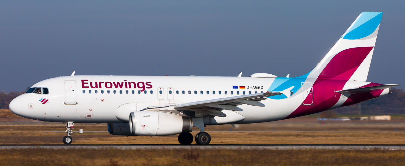 D-AGWO - Eurowings Airbus A319