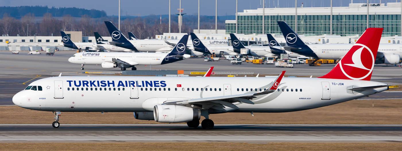 TC-JSM - Turkish Airlines Airbus A321